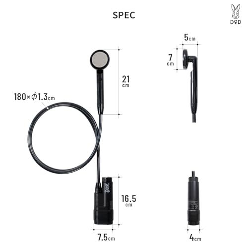 【新品】DOD(ディーオーディー) シャワワワー 【防災士監修】充電式シャワー 簡易シャワー 海水浴 サーフィン 大容量4000mAh キャリーバッグ付 【キャンプ&防災】 SW1-200-BK 477dc5d8