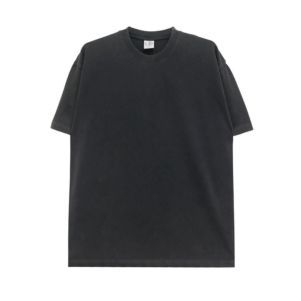 POLAR T-SHIRT ポーラー Tシャツ STROKE LOGO CONTRAST SILVER BLACK　スケートボード スケボー