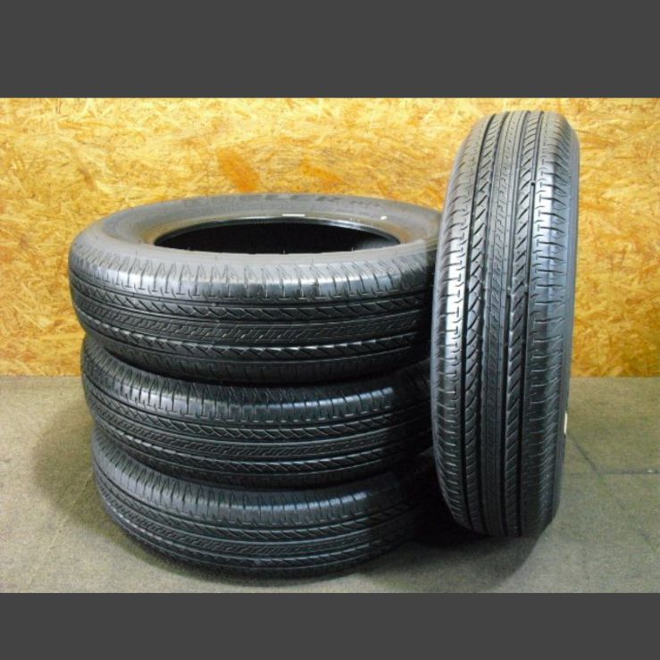 A-2874)本州送料無料 超バリ山 175/80R16 4本 ブリヂストン 中古タイヤ