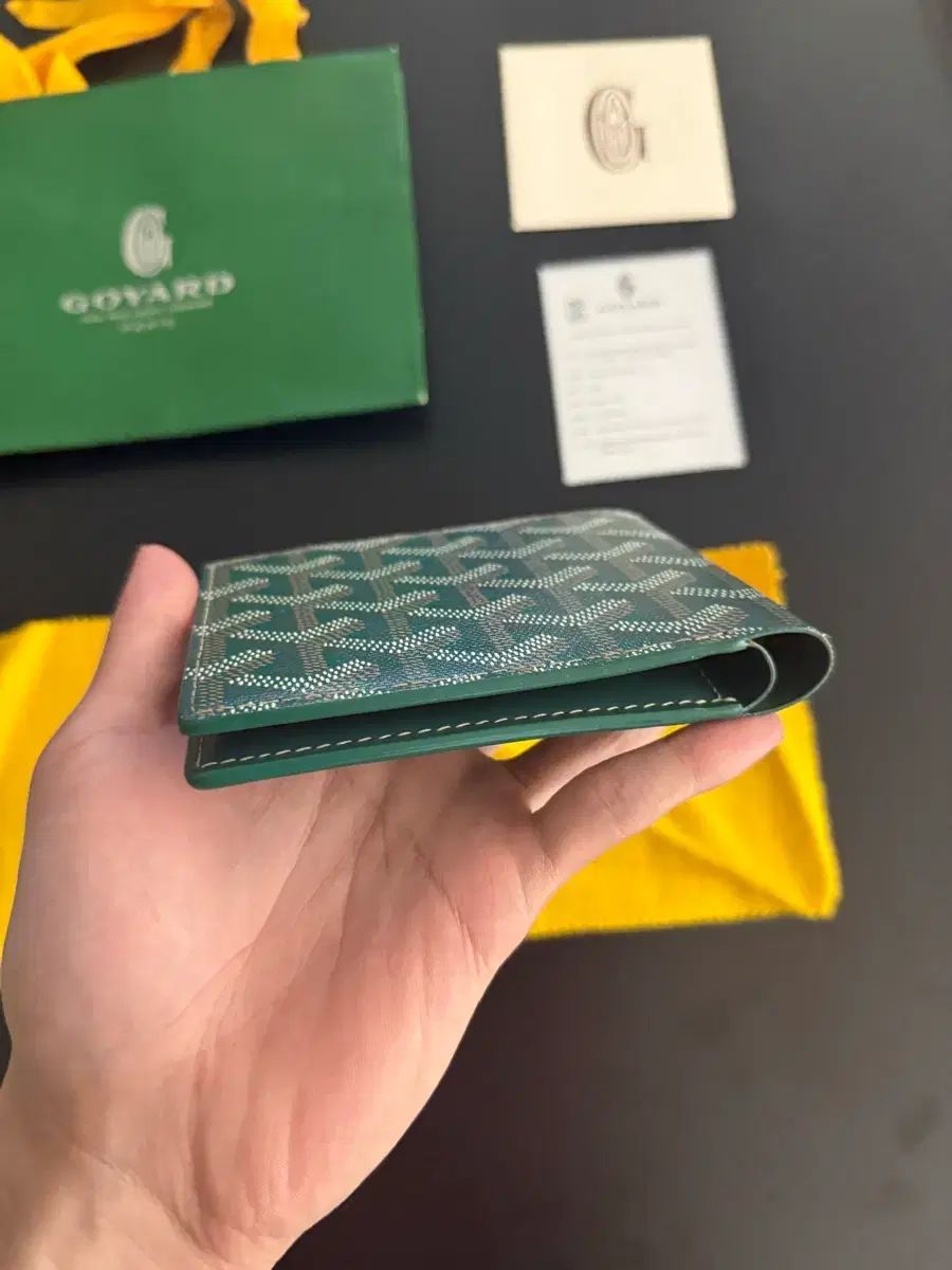 Masion Goyard ゴヤール BIGトゥワール リング財布 グリーン 状態 良し Masion Goyard ゴヤール BIGトゥワール リング財布 グリーン 状態 良し