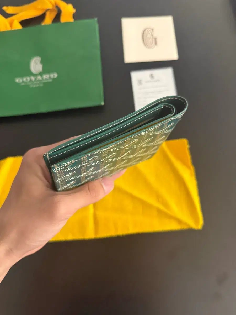 Masion Goyard ゴヤール BIGトゥワール リング財布 グリーン 状態 良し Masion Goyard ゴヤール BIGトゥワール リング財布 グリーン 状態 良し