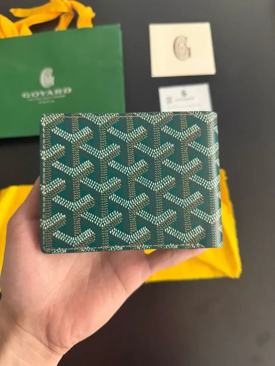 Masion Goyard ゴヤール BIGトゥワール リング財布 グリーン 状態 良し Masion Goyard ゴヤール BIGトゥワール リング財布 グリーン 状態 良し