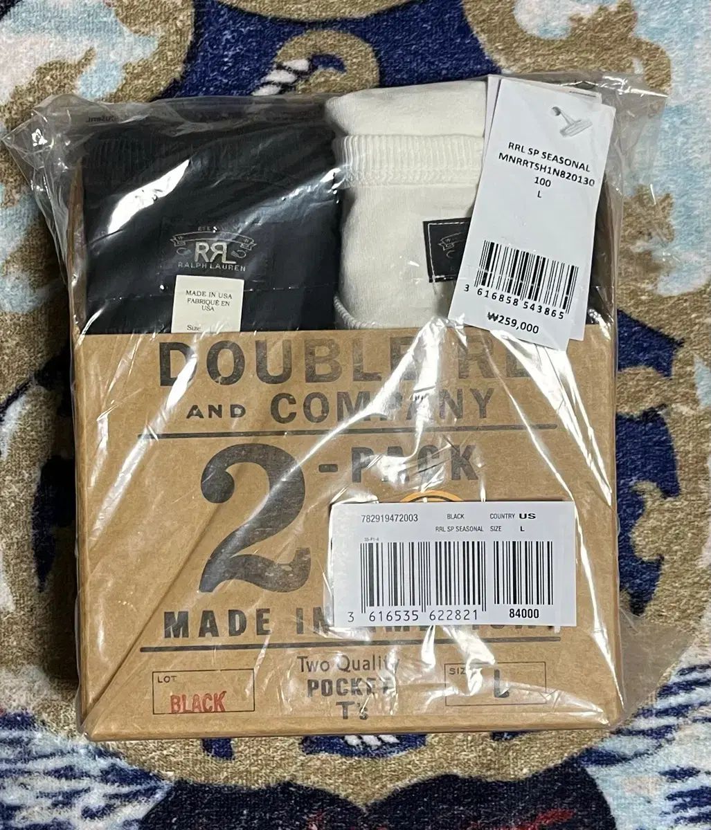 RRL(ダブルアールエル) トゥパック 暖白+ブラック 1set