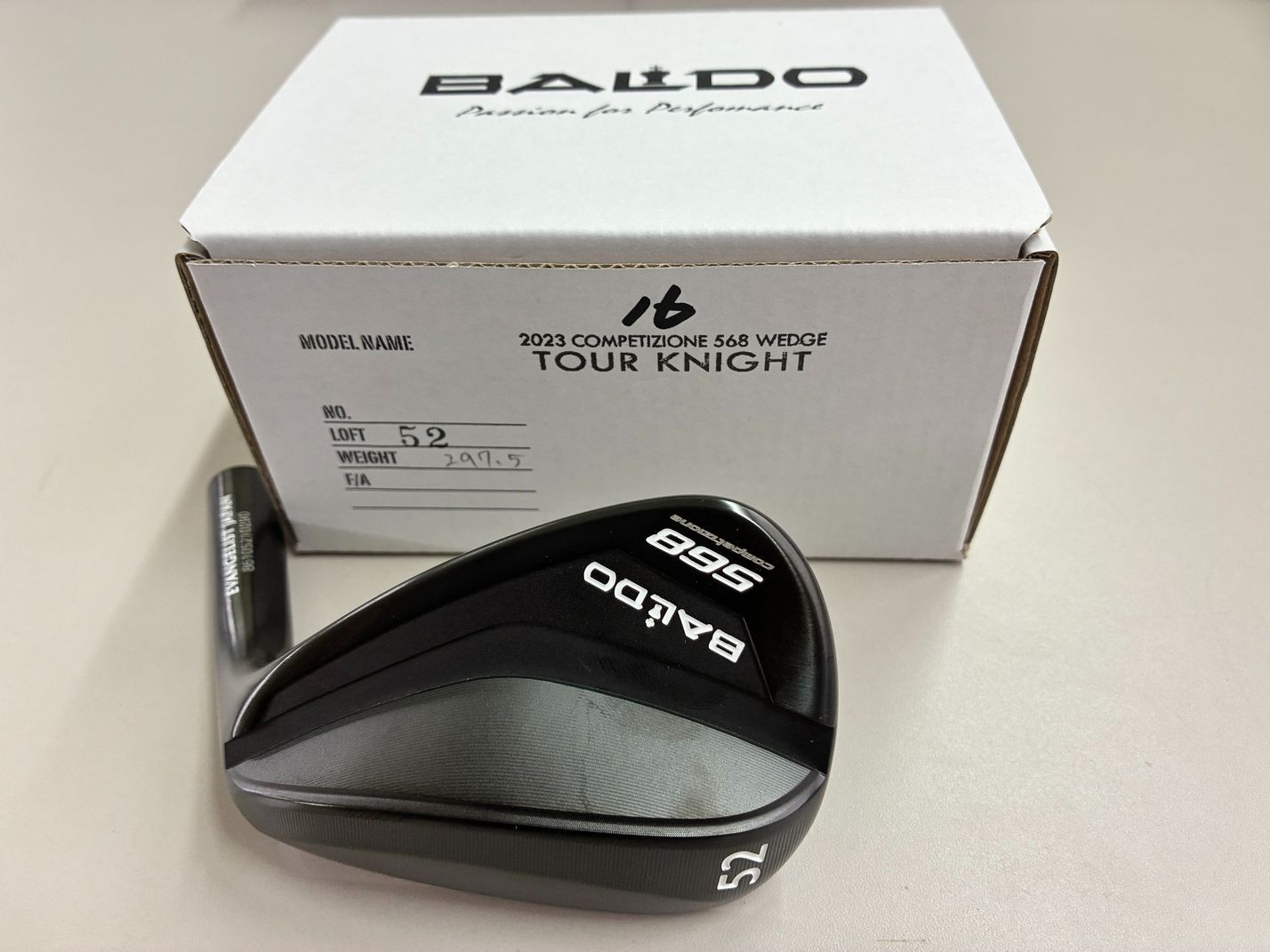 バルド BALDO 2023 568 ブラック 52度 ヘッド単品 新古品