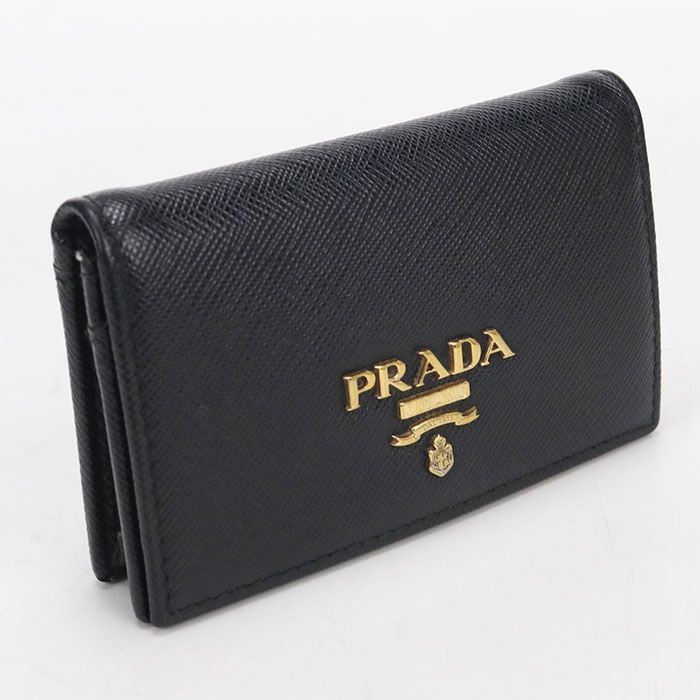 PRADA プラダ カードケース 1MC122 名刺入れ レザー【中古】 レディース