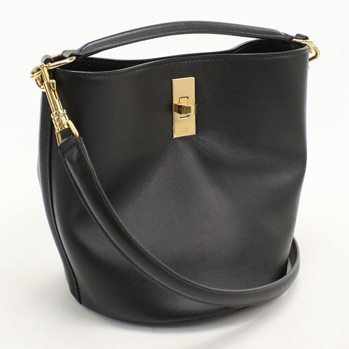 CELINE セリーヌ ティーン バケット 2WAY 16 セーズ 197573CR4.38NO ハンドバッグ カーフ【中古】 レディース