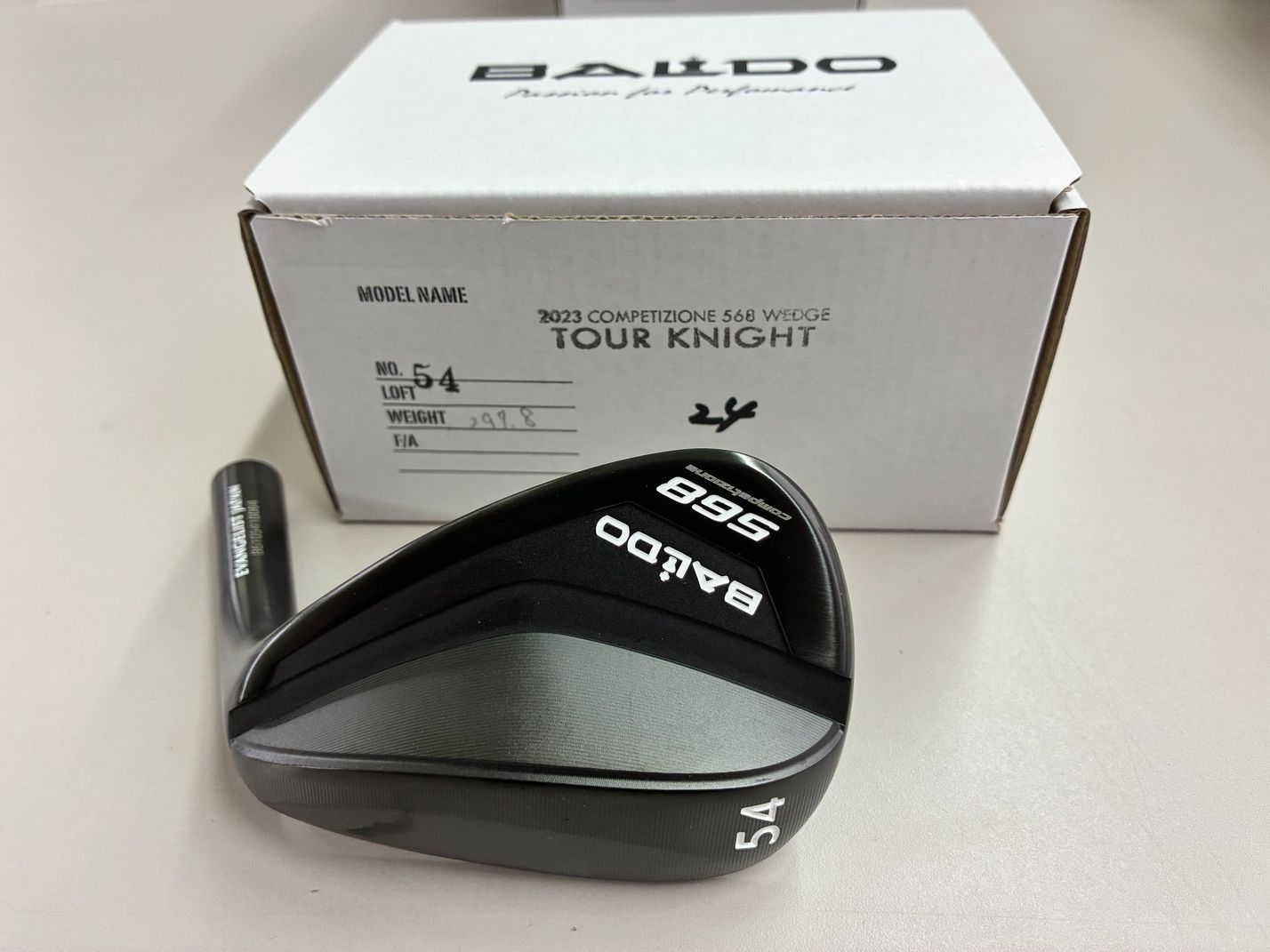 バルド BALDO 2023 568 ブラック 54度 ヘッド単品 新古品