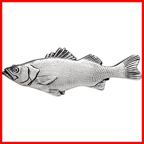 【在庫処分】タイバー スズキ タイ止め タイピン 魚 ユニーク 釣り人シリーズ