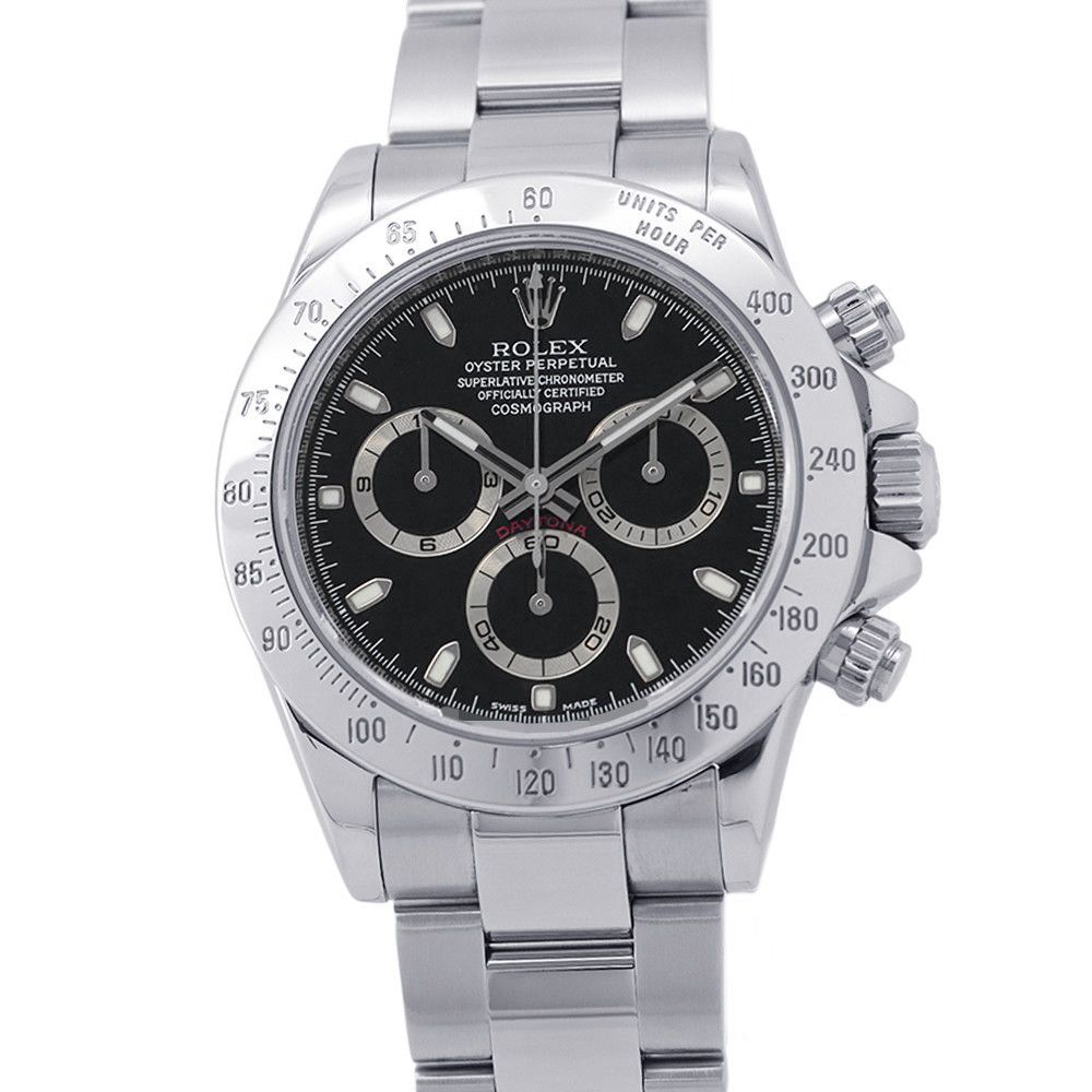 ロレックス コスモグラフ デイトナ V番 116520 ROLEX 腕時計 クロノグラフ ウォッチ 黒文字盤