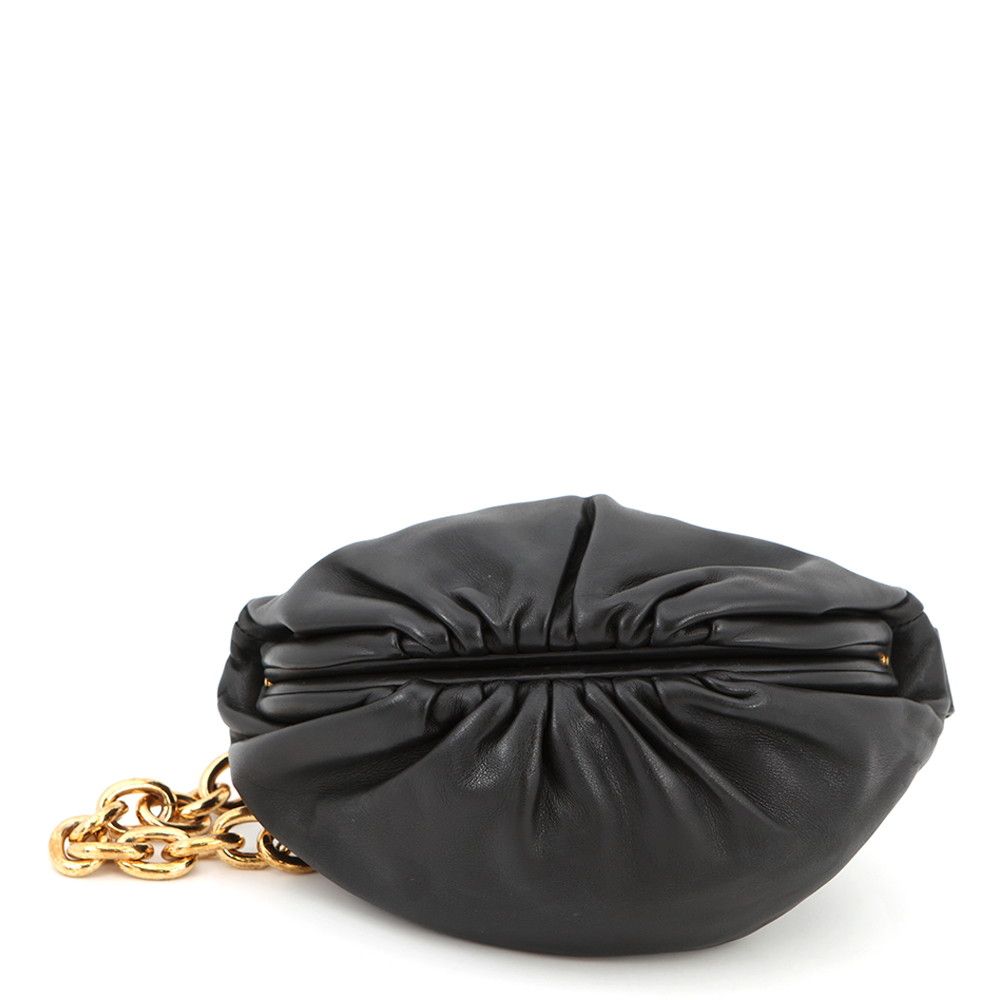ボッテガヴェネタ ボディバッグ ザ・チェーンポーチ レザー 651445 BOTTEGA VENETA 黒