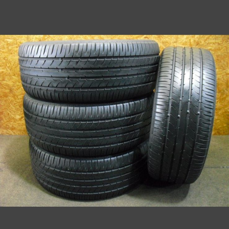 (A-2881)本州送料無料 バリ山 225/50R18 4本 トーヨー 中古タイヤホイール館