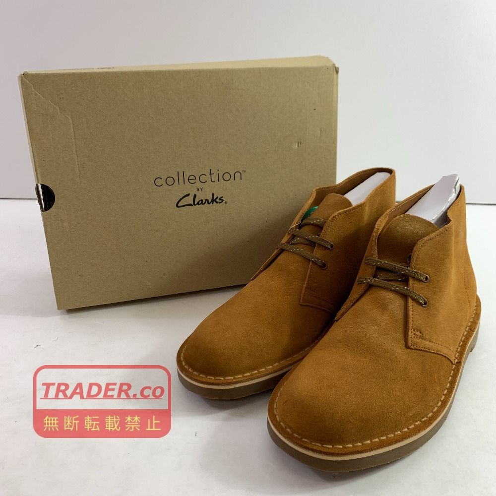 04w7198▽※【中古】Clarks クラークス Bushacre 3 ブッシュエーカー3 チャッカブーツ 15522 UK9 メンズスシューズ 日本サイズ（参考）27.5ｃｍ-28ｃｍ【八王子店】