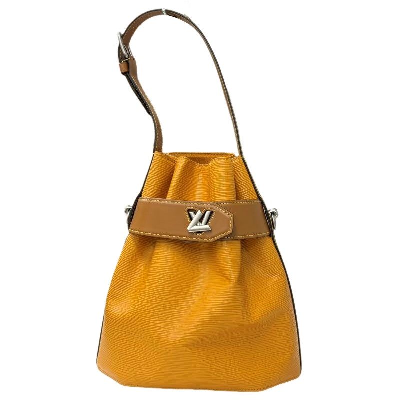 LOUIS VUITTON ルイヴィトン ツイスト・バケット M52803 サフラン エピ レザー ショルダーバッグ レディース 【中古】 22606K261