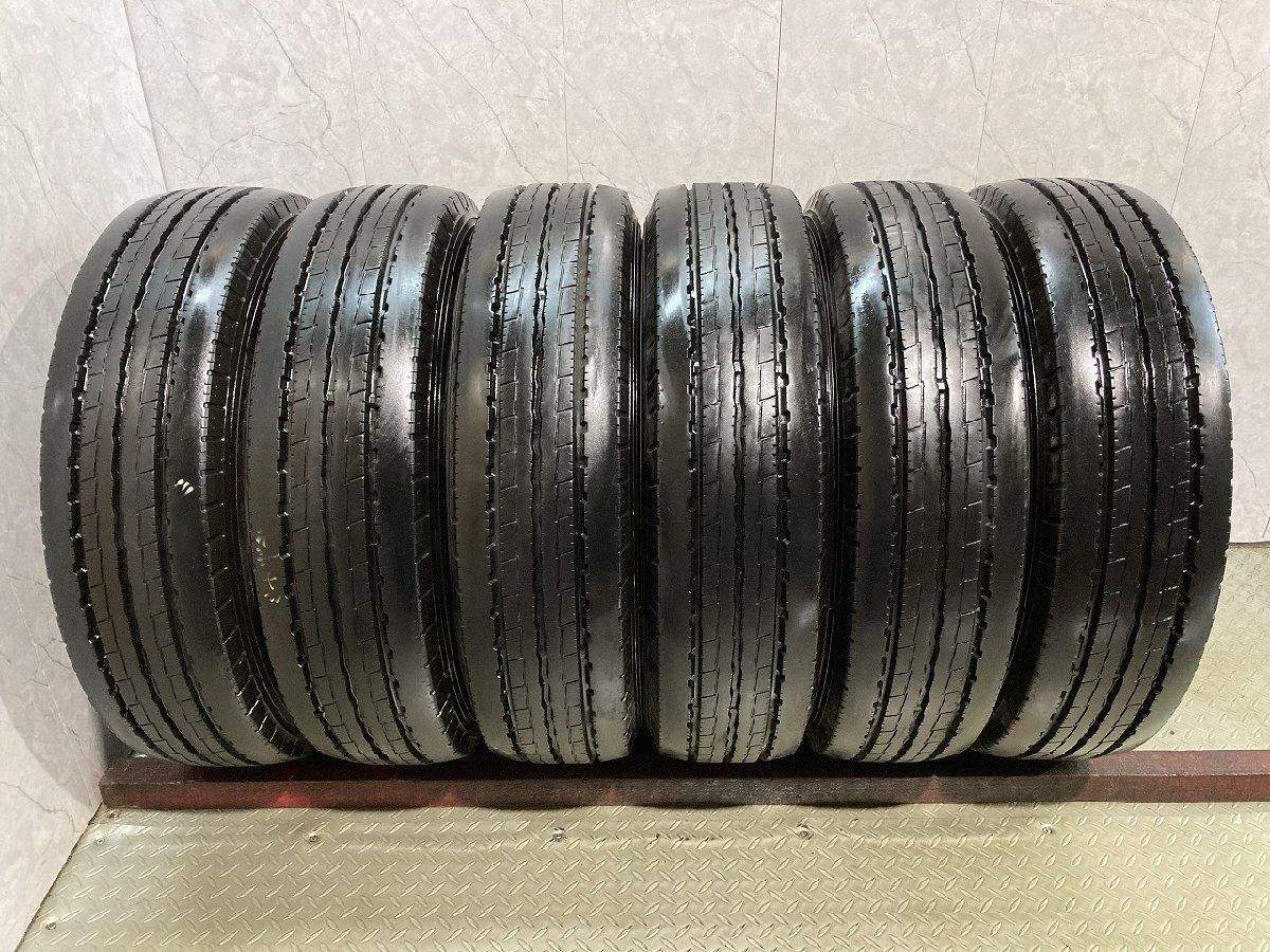 YK LT151R 205/70R17.5 115/113L LT 12PR 17.5インチ ライトトラック用 夏タイヤ 6本 22年製 バリ溝 エルフ デュトロ ダイナ等　(KTT779)