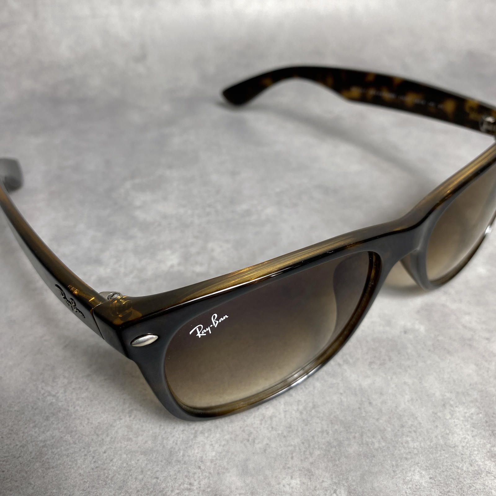 WQ1186●Ray Ban：RB2132-F NEW WAYFARER サングラス ●58□18-140● ライトハバナ べっ甲柄フレーム/ブラウングラデーションレンズ レイバン ニューウェイファーラー
