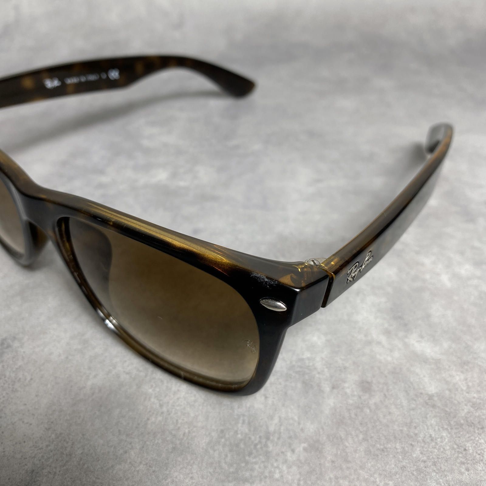 WQ1186●Ray Ban：RB2132-F NEW WAYFARER サングラス ●58□18-140● ライトハバナ べっ甲柄フレーム/ブラウングラデーションレンズ レイバン ニューウェイファーラー
