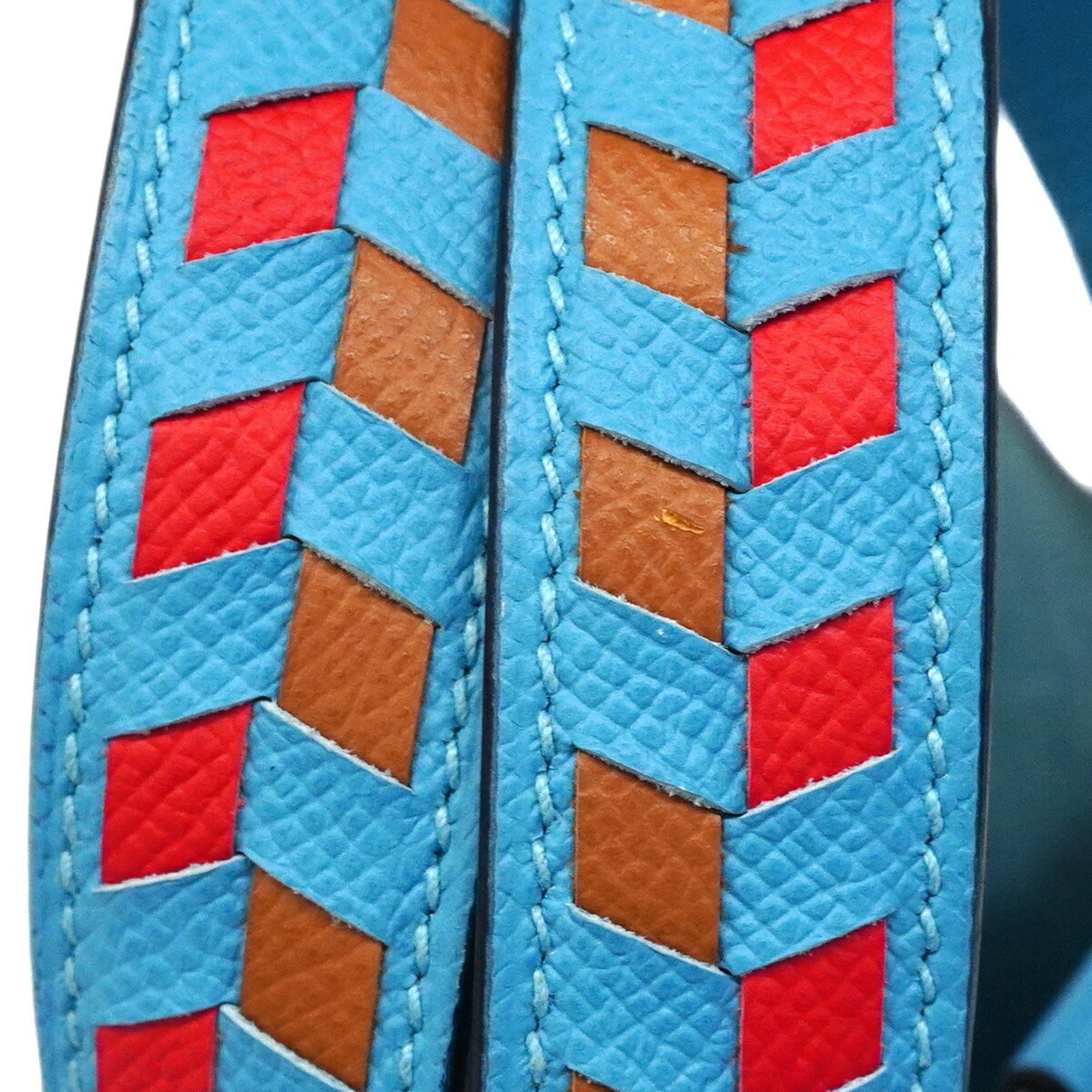 エルメス(Hermes) エルメス ハンドバッグ ピコタンロックPMトレサージュ ヴォーエプソン ブルーノール D刻印レディース OP007697