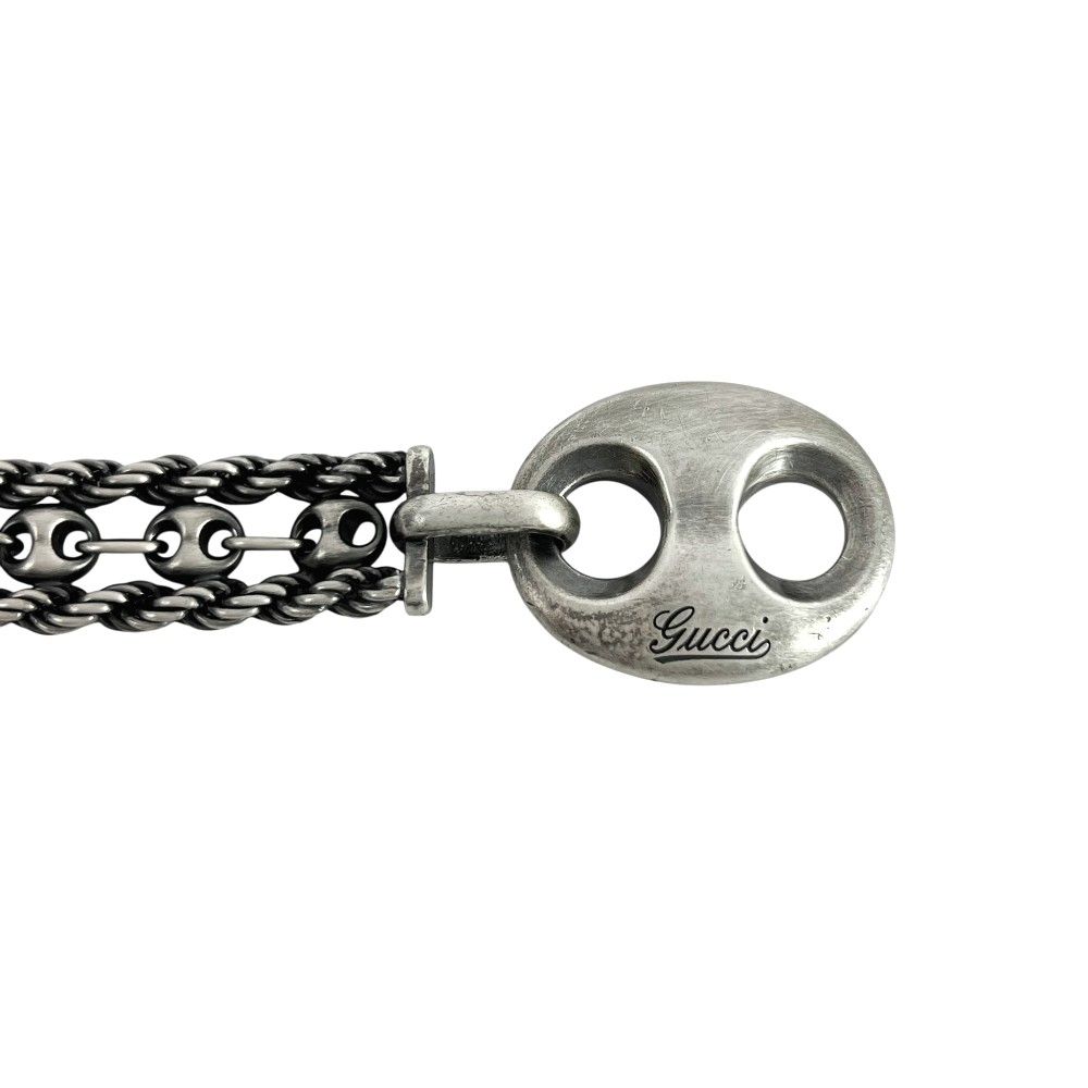 グッチ ■美品■ マリーナ チェーン ブレスレット アクセサリー SV 925 シルバー #18 箱【675706】12 グッチ □美品□ マリーナ チェーン ブレスレット アクセサリー SV 925