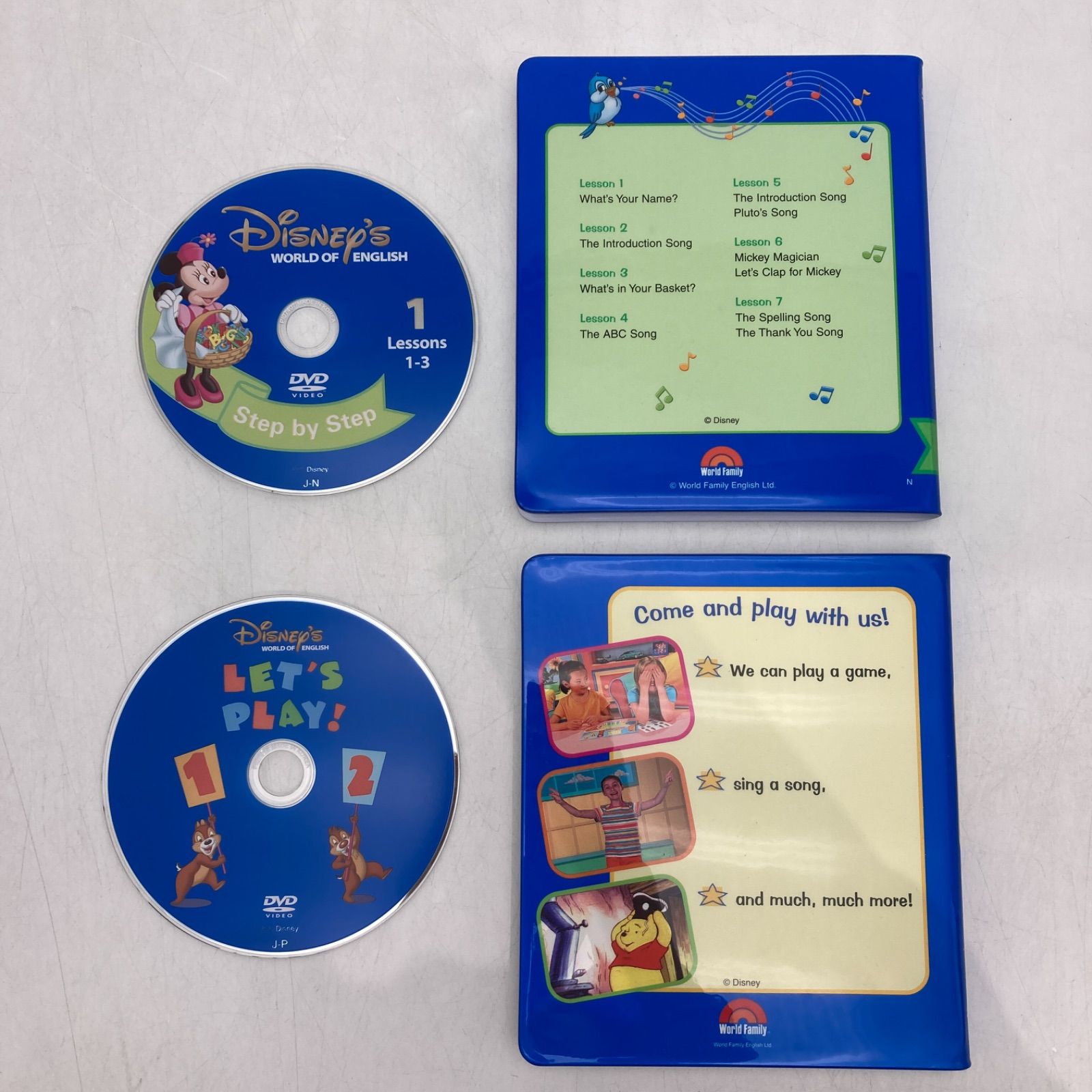 メインプログラム レッツプレイDVD ディズニー英語システム DWE 602581 