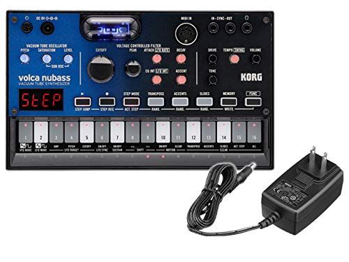新品 KORG コルグ - 真空管 Nutube 搭載 アシッド ベース マシン volca nubass + 純正ACアダプター KA350 セット