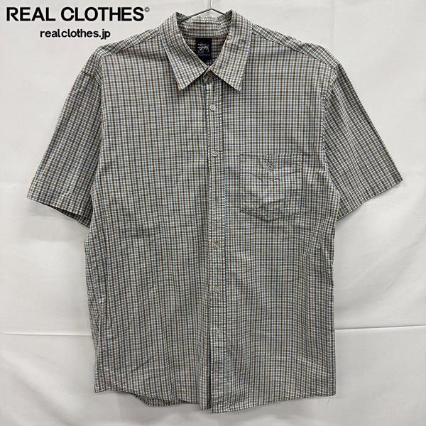 STUSSY/ステューシー オールドステューシー 90s 紺タグ ギンガム