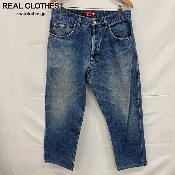 STUSSY/ステューシー オールドステューシー 赤タグ ボタンフライ