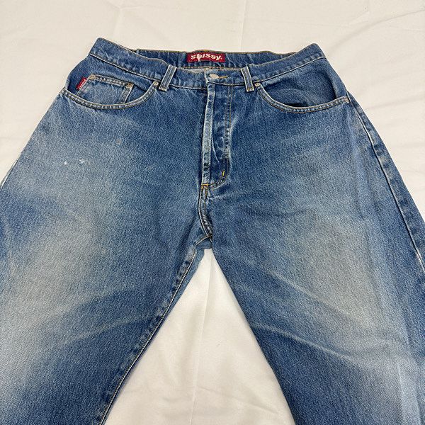 STUSSY/ステューシー オールドステューシー 赤タグ ボタンフライ