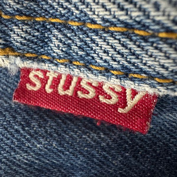 STUSSY/ステューシー オールドステューシー 赤タグ ボタンフライ