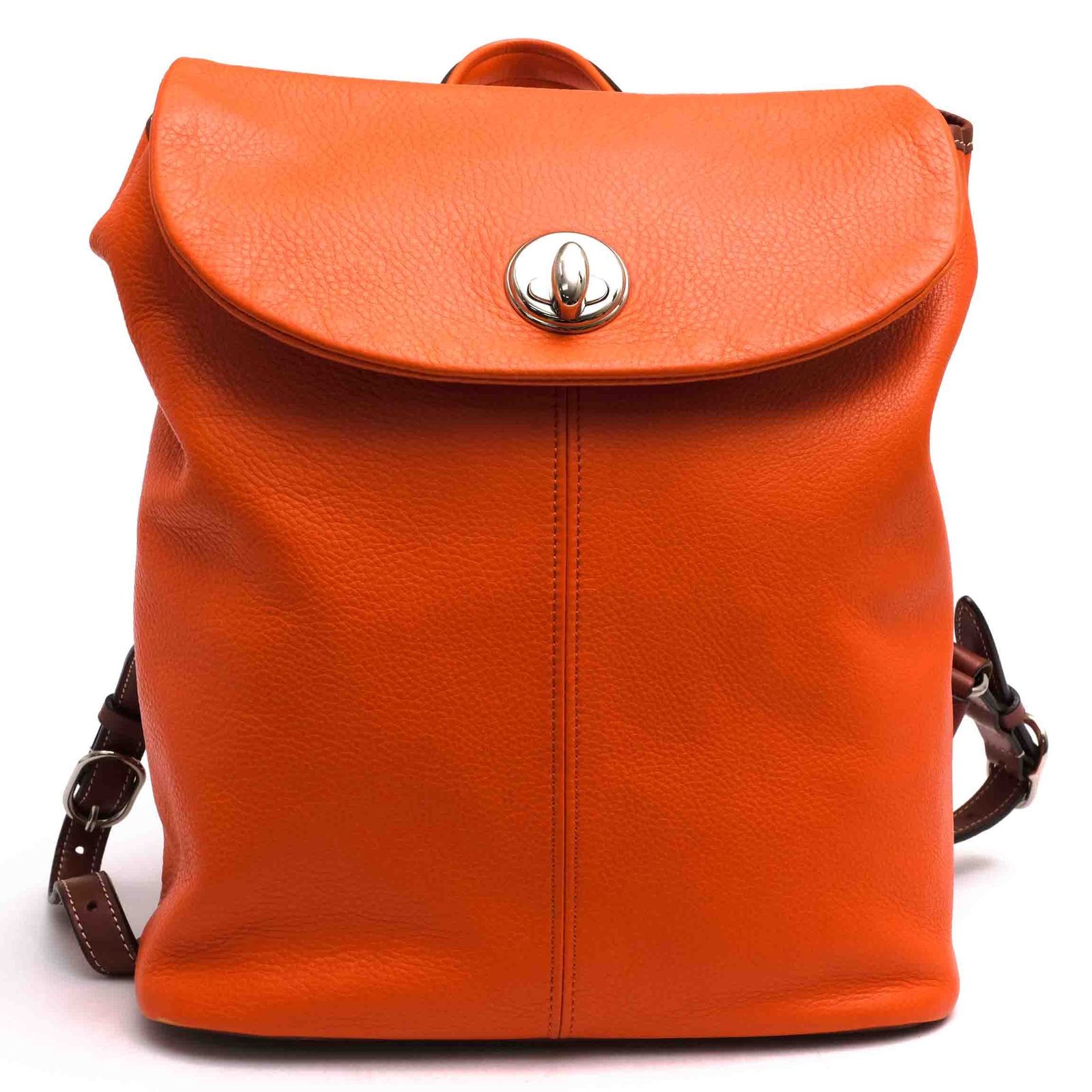 ソメスサドル／SOMES SADDLE リュック バッグ バックパック レディース 女性 女性用 レザー 革 本革 オレンジ CA-55 CAVESSON カブスン シボ革 シュリンクレザー