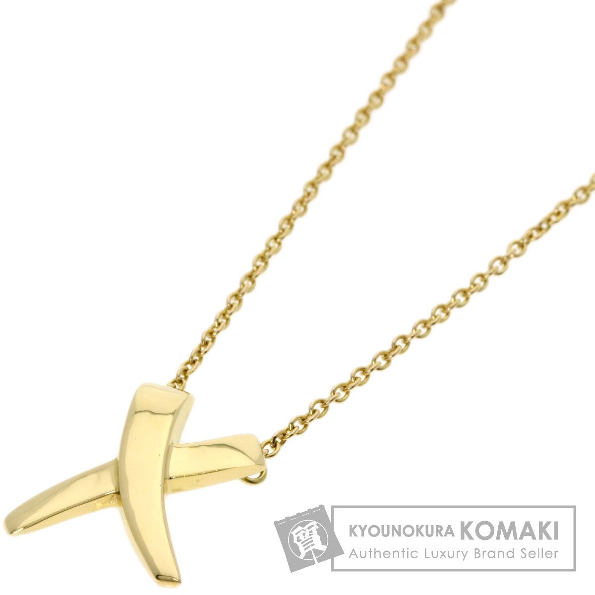 TIFFANY&Co. ティファニー キス ネックレス K18YG レディース [中古]