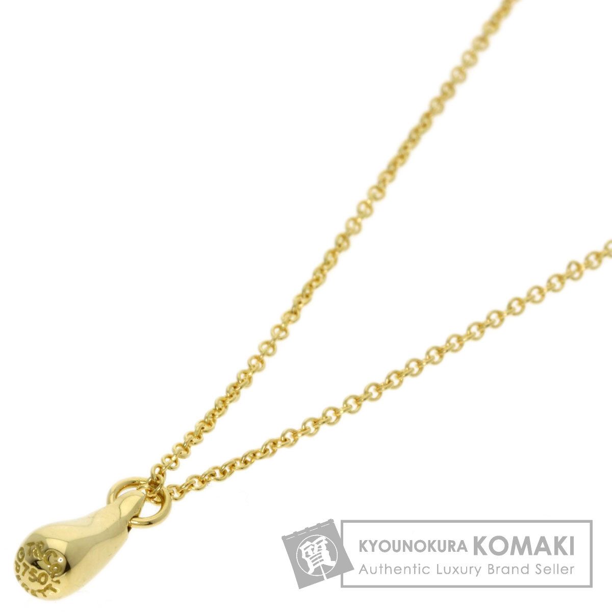 TIFFANY&Co. ティファニー ティアドロップ ネックレス K18YG レディース [中古]