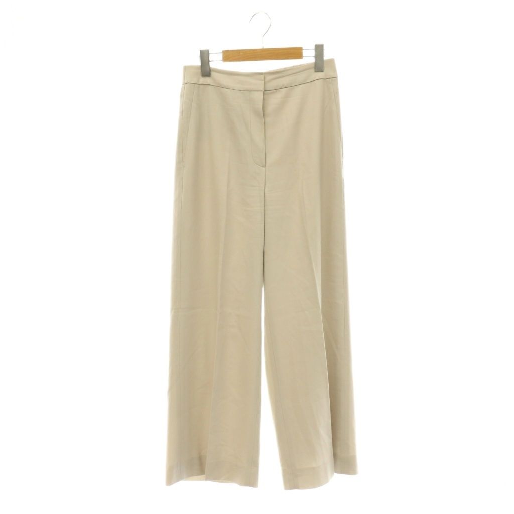 セオリーリュクス theory luxe 24AW SUAVE SAXONY DEBBY IDANA パンツ ワイド ストレート 38 ベージュ /CX ■OS