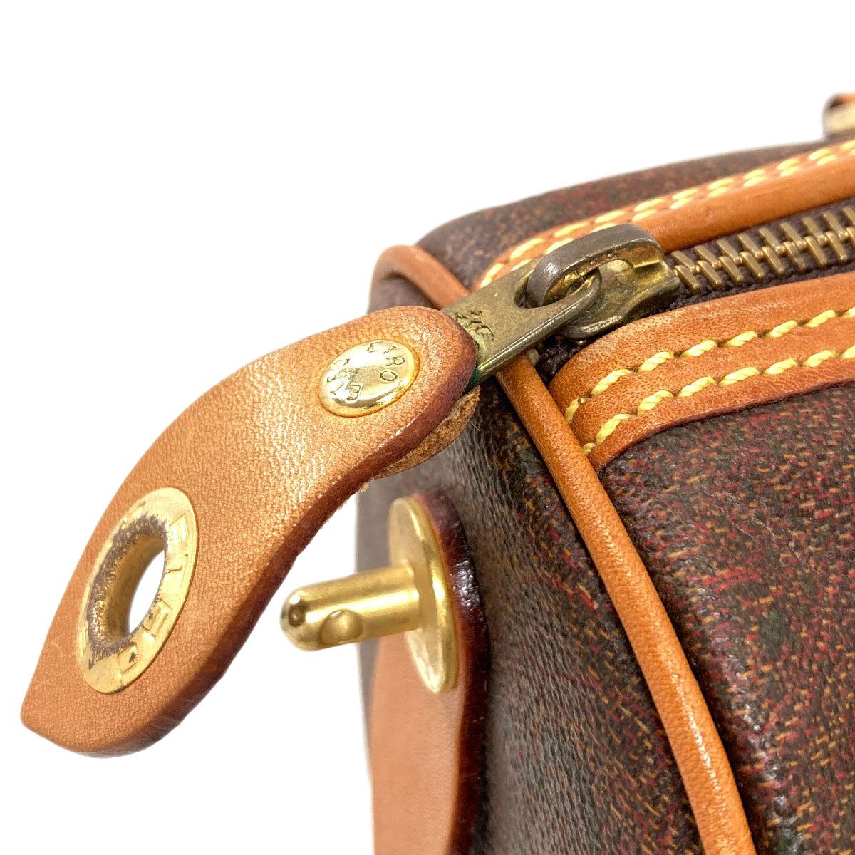 ETRO エトロ ペイズリー柄 ボストンバッグ PVC レディース [中古