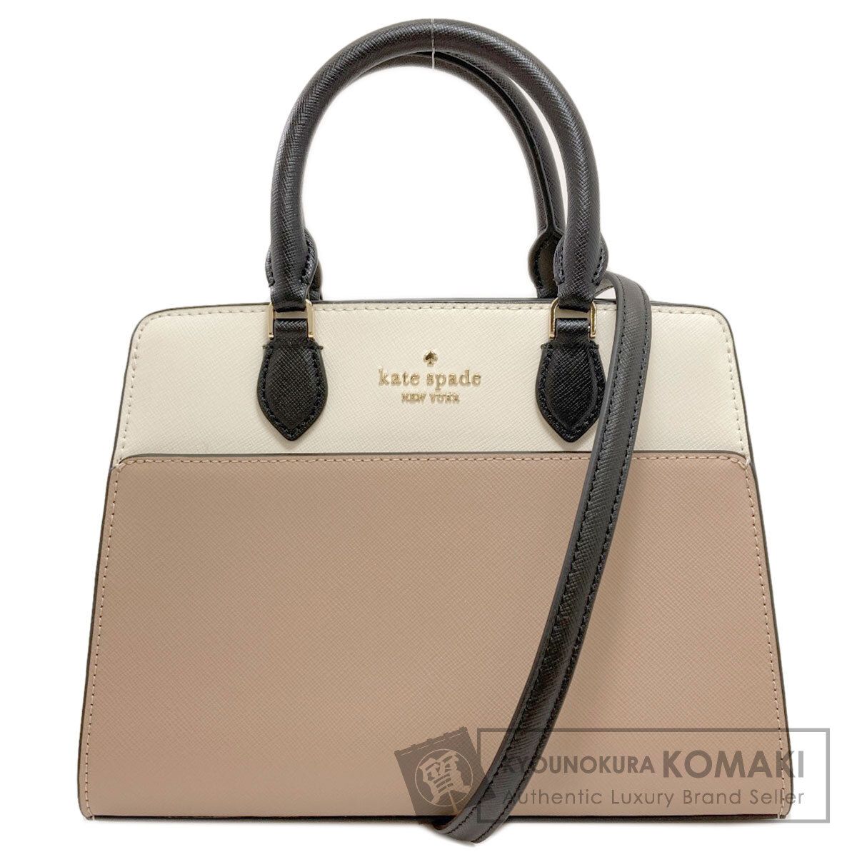 kate spade ケイトスペード マディソン カラーブロック スモール サッチェル 2WAY ハンドバッグ PVC レディース [中古]