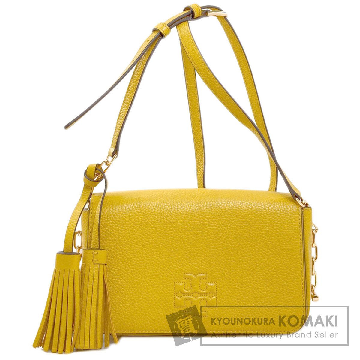 Tory Burch トリーバーチ ロゴ ショルダーバッグ レザー レディース [中古]