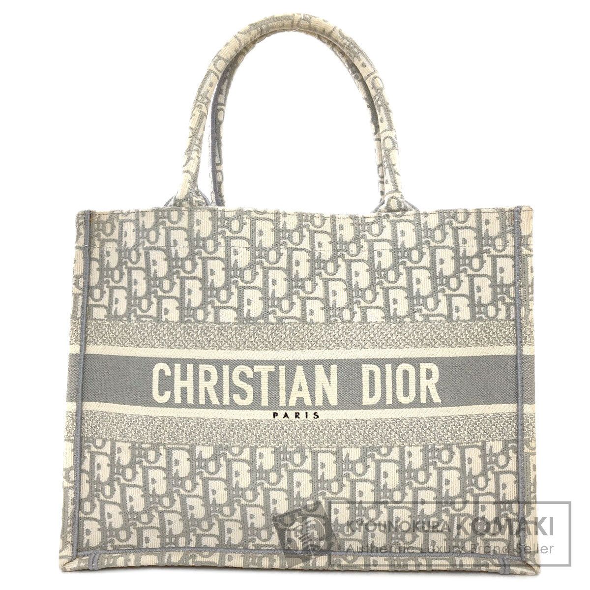 CHRISTIAN DIOR クリスチャンディオール ブックトート トートバッグ キャンバス レディース [中古]