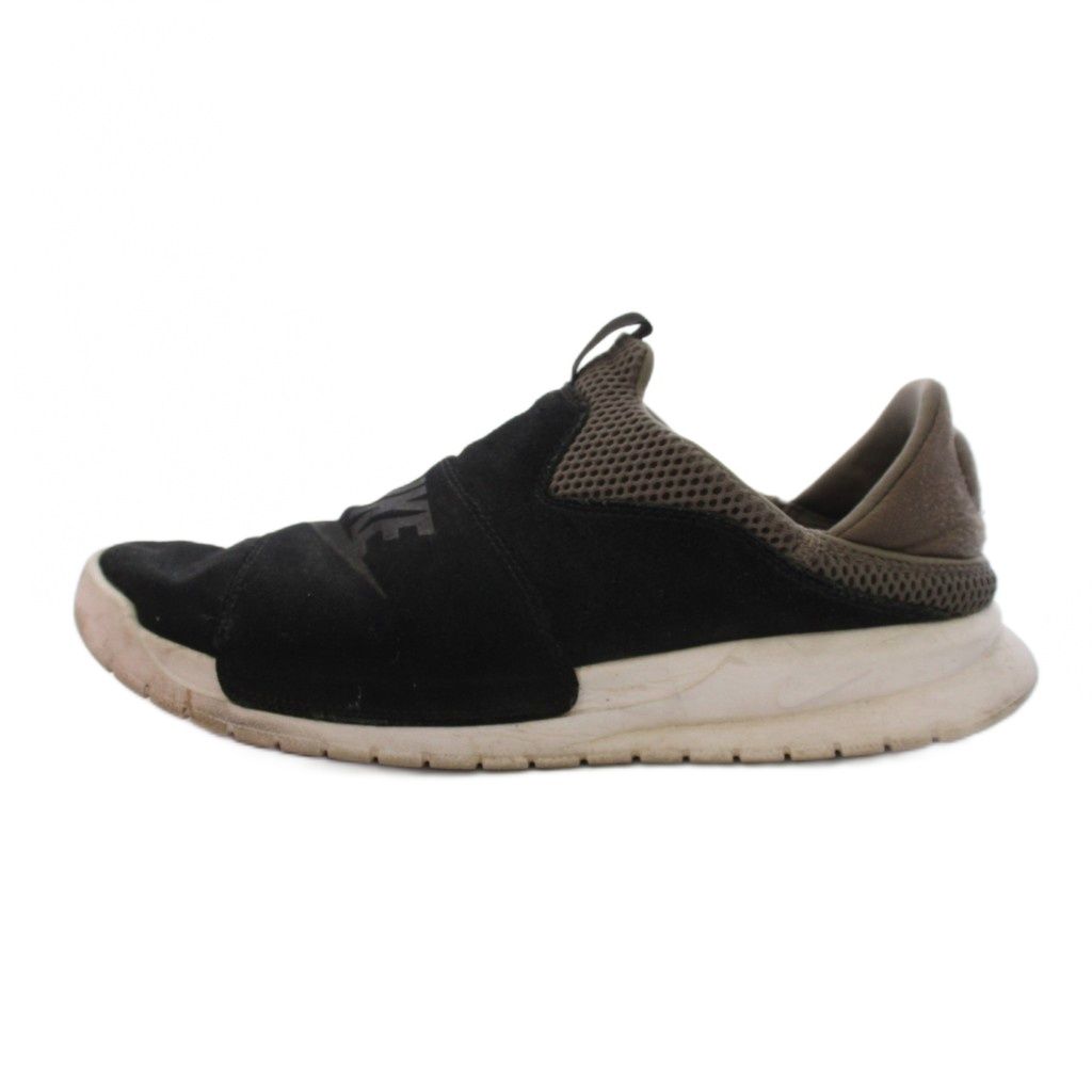 ナイキ NIKE BENASSI SLP スニーカー シューズ スエード US10 黒 グレー 白 882410-001 /BM