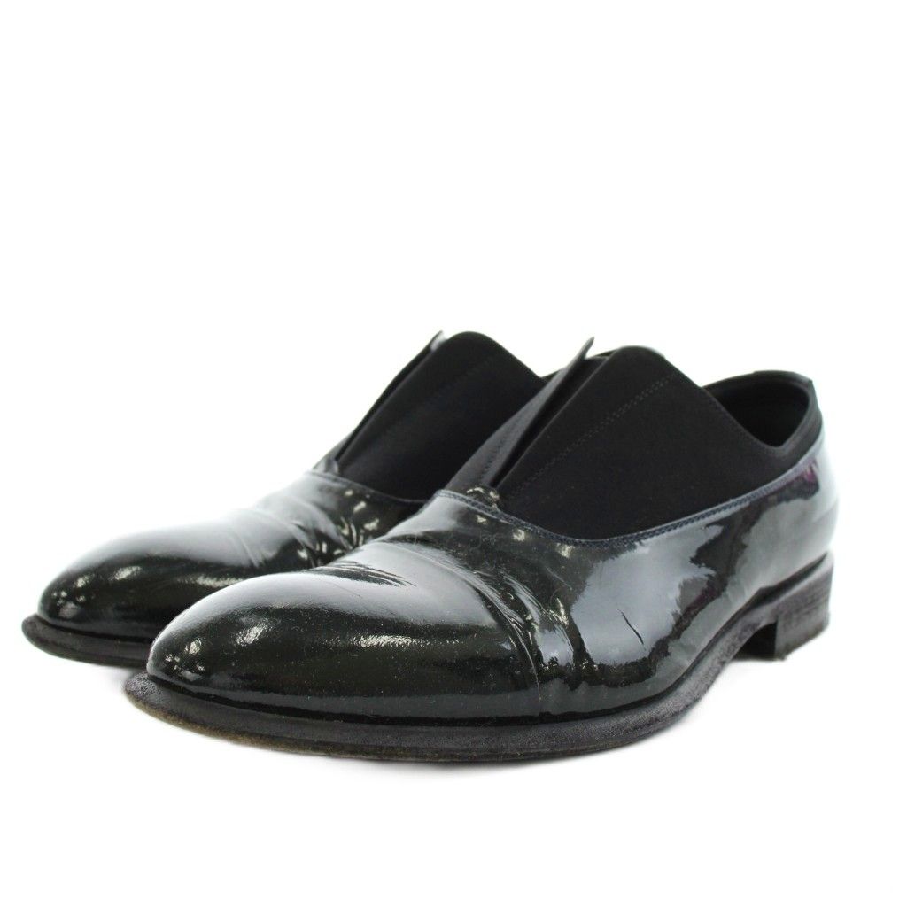 セリーヌ CELINE Slipper Closed Shoes ローファー エナメル 38 黒 ブラック /AN15