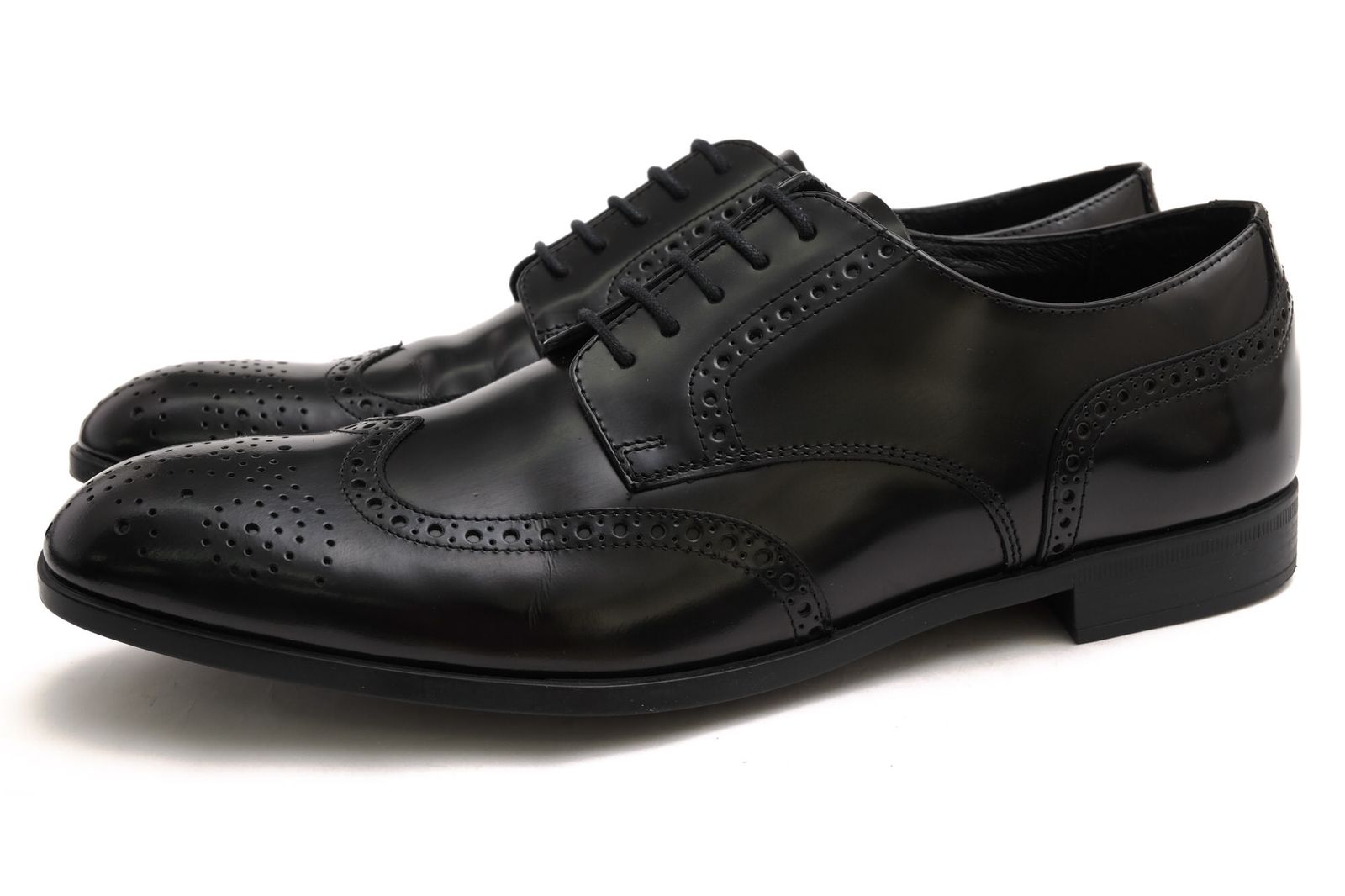 アルマーニ／EMPORIO ARMANI シューズ ビジネスシューズ 靴 ビジネス メンズ 男性 男性用 レザー 革 本革 ブラック 黒 X4C542 X0020 フルブローグ ウイングチップ
