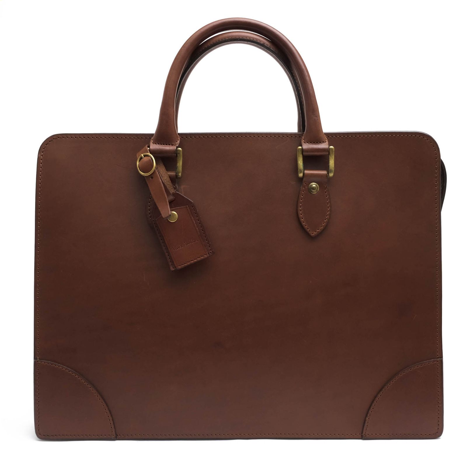 ポールスミス／Paul Smith バッグ ブリーフケース ビジネスバッグ 鞄 ビジネス メンズ 男性 男性用 レザー 革 本革 ブラウン 茶 PSM061 Traditional トラディショナル A4サイズ収納可