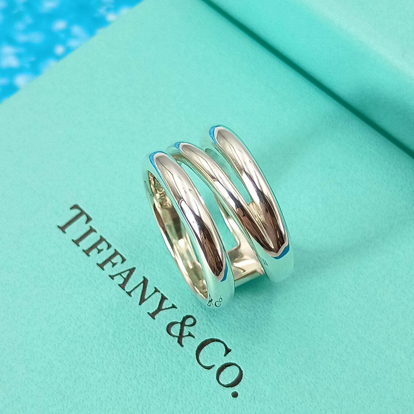 TIFFANY&Co. ティファニー 9号 ダイアゴナル リング 指輪 レディース