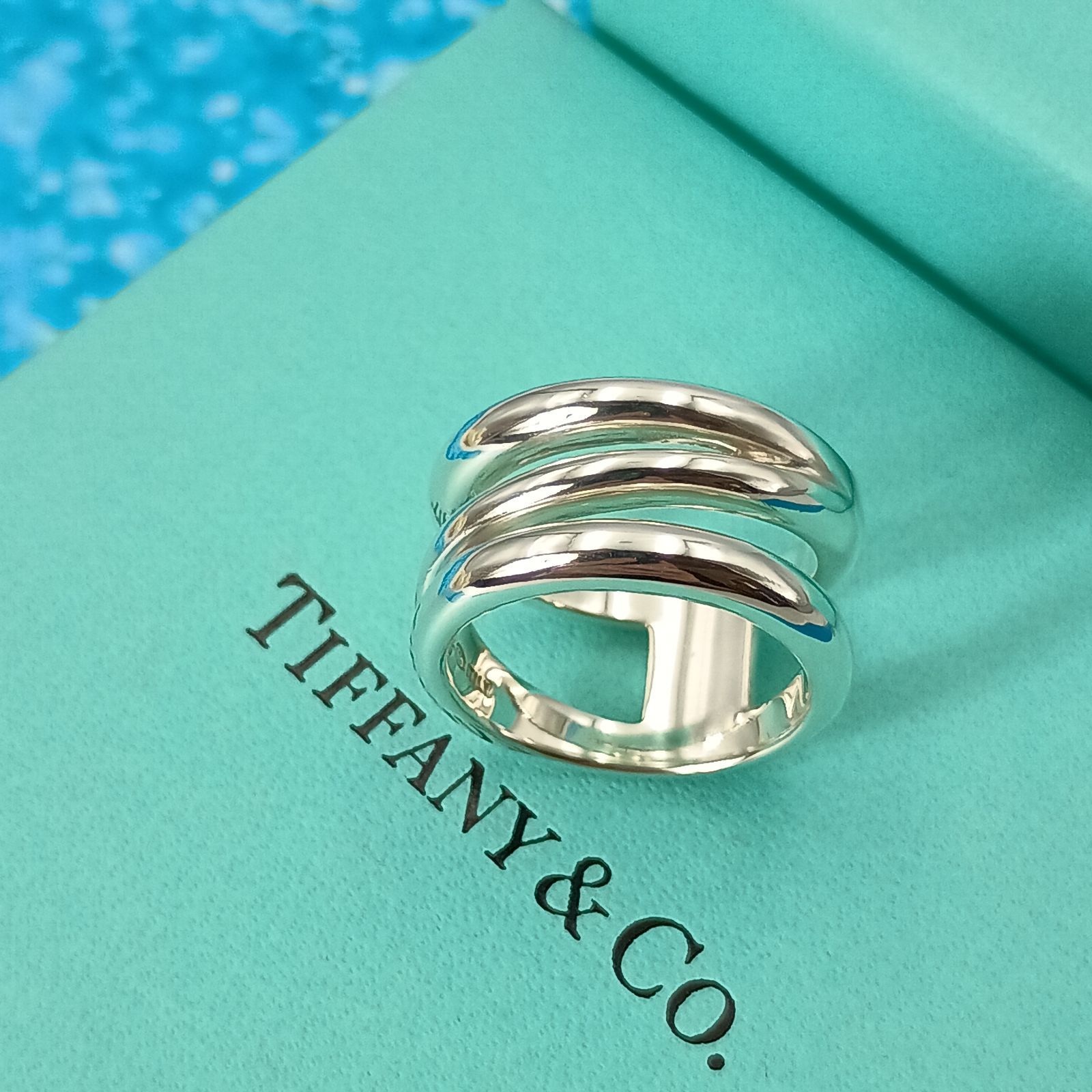 TIFFANY&Co. ティファニー 9号 ダイアゴナル リング 指輪 レディース
