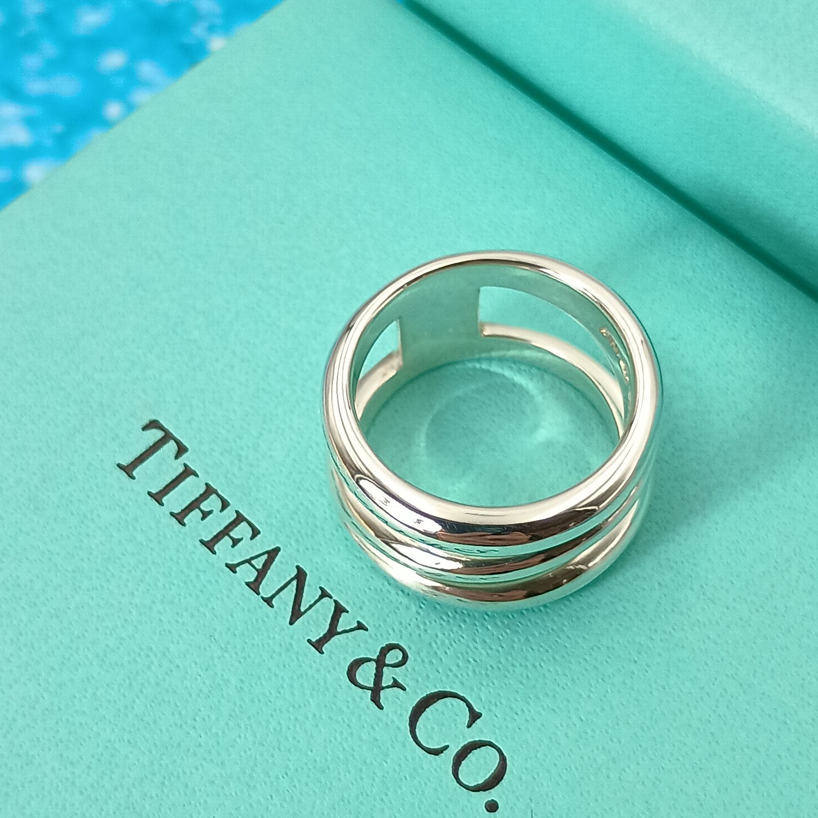 TIFFANY&Co. ティファニー 9号 ダイアゴナル リング 指輪 レディース
