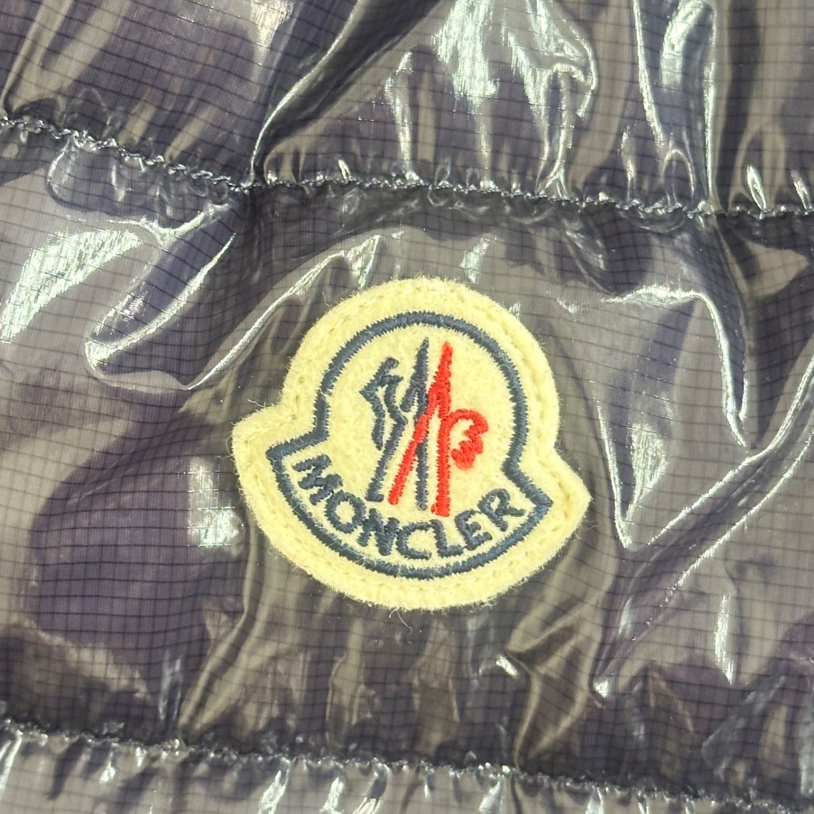 美品】MONCLER モンクレール LAPPE GILET ロゴワッペン ダブルジップ