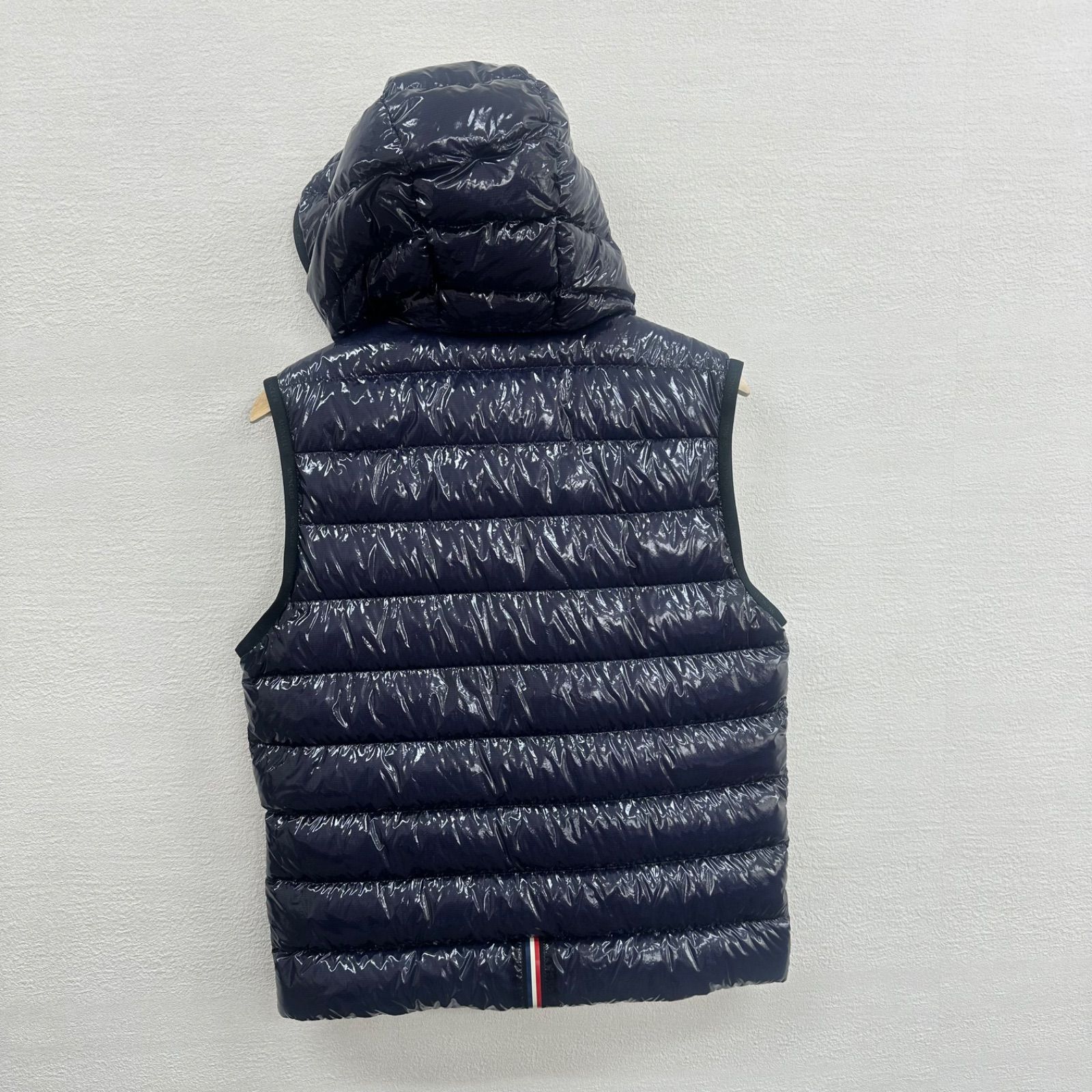 美品】MONCLER モンクレール LAPPE GILET ロゴワッペン ダブルジップ
