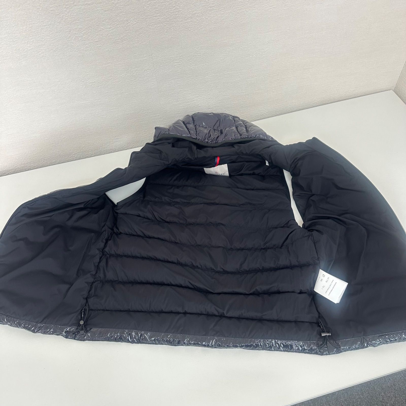 美品】MONCLER モンクレール LAPPE GILET ロゴワッペン ダブルジップ 