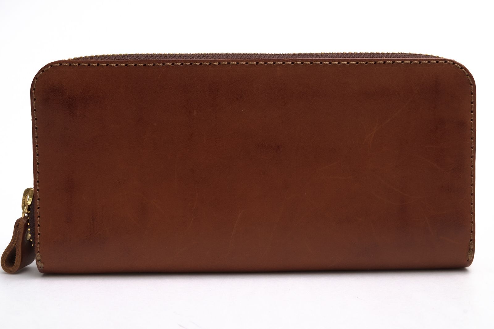 ヘルツ／HERZ 長財布 財布 ウォレット メンズ 男性 男性用 レザー 革 本革 ブラウン 茶 GS-76 小銭入れあり ユニセックス 男女兼用 ラウンドジップ ラウンドファスナー