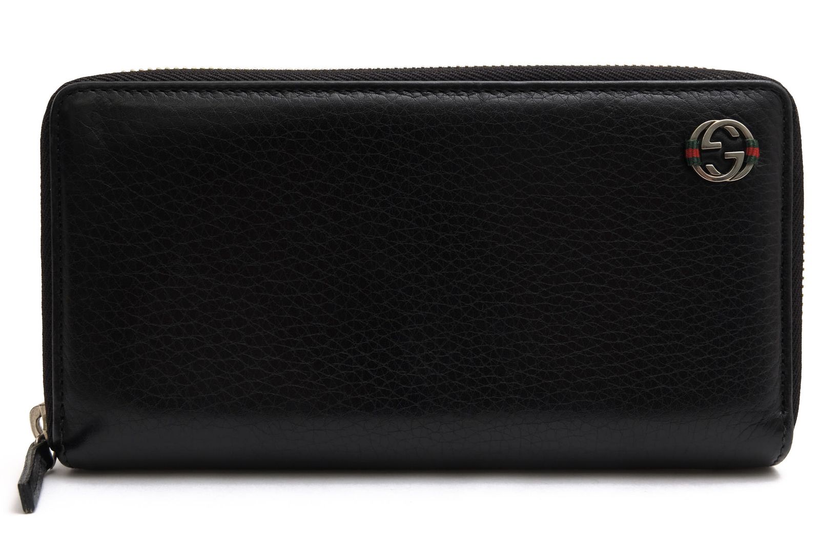 グッチ／GUCCI 長財布 財布 ウォレット メンズ 男性 男性用 レザー 革 本革 ブラック 黒 308796 インターロッキングG 小銭入れあり ユニセックス 男女兼用 ラウンドジップ ラウンドファスナー
