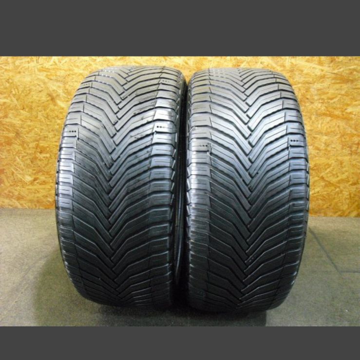 (A-2886)本州送料無料 バリ山 245/40R18 2本 ミシュラン 中古タイヤホイール