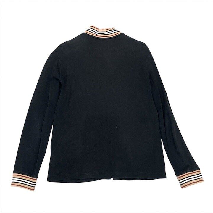 良品 Burberry バーバリー ブラックレーベル スウェット ジップアップ